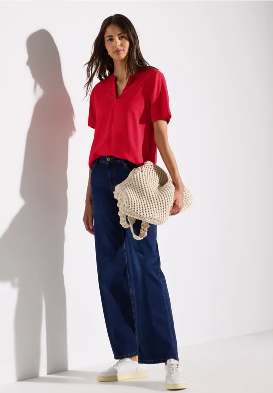 Street One Blouse in effen kleur