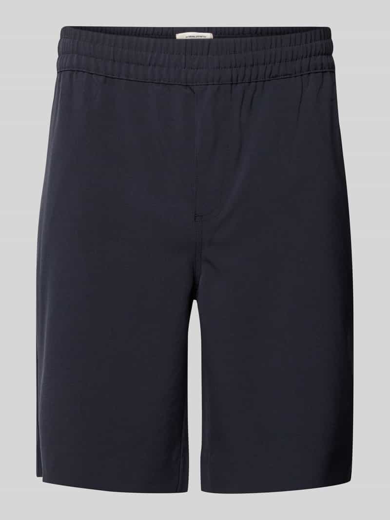 Casual friday Korte regular fit broek met elastische band, model 'Samos'
