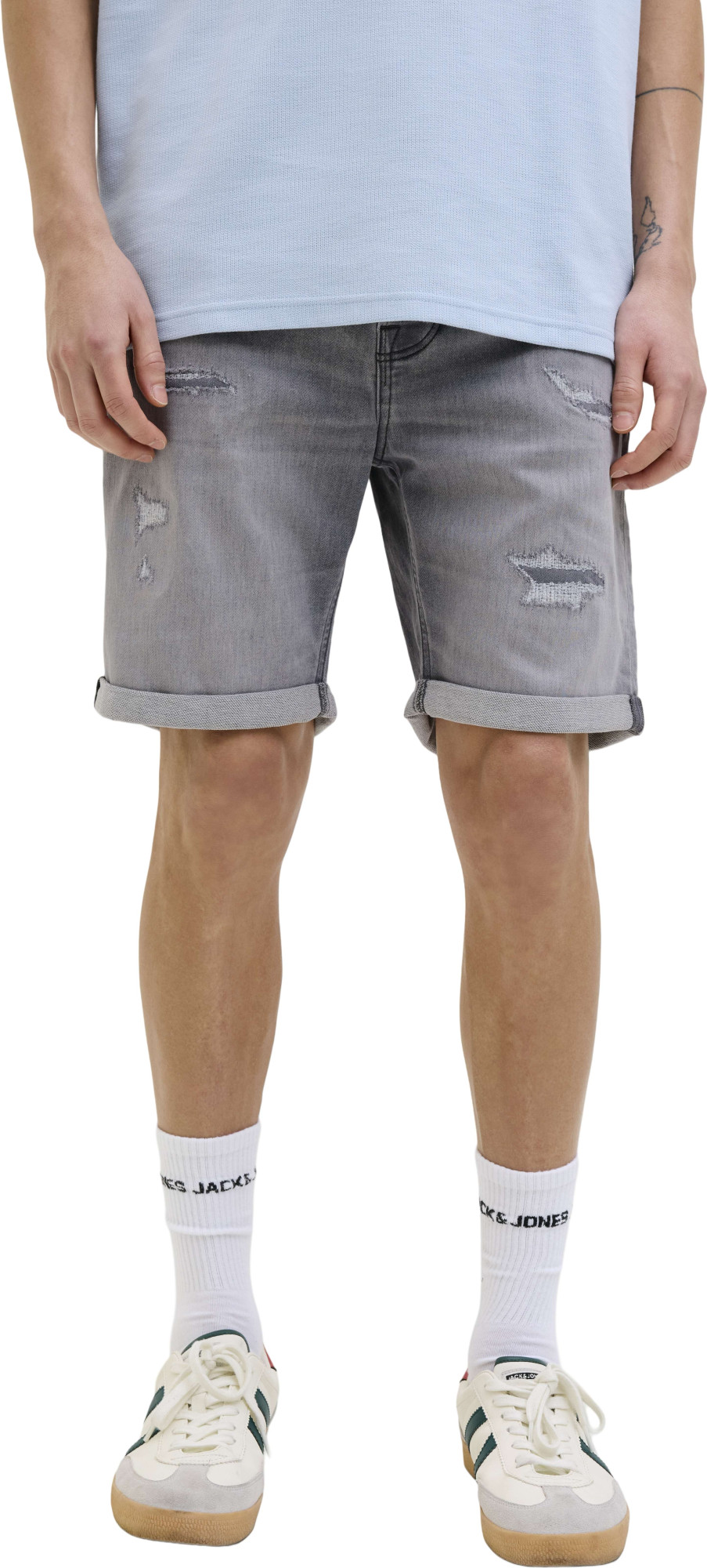 Jack & Jones Jjirick jjicon i.k. shorts ge 064 grey denim