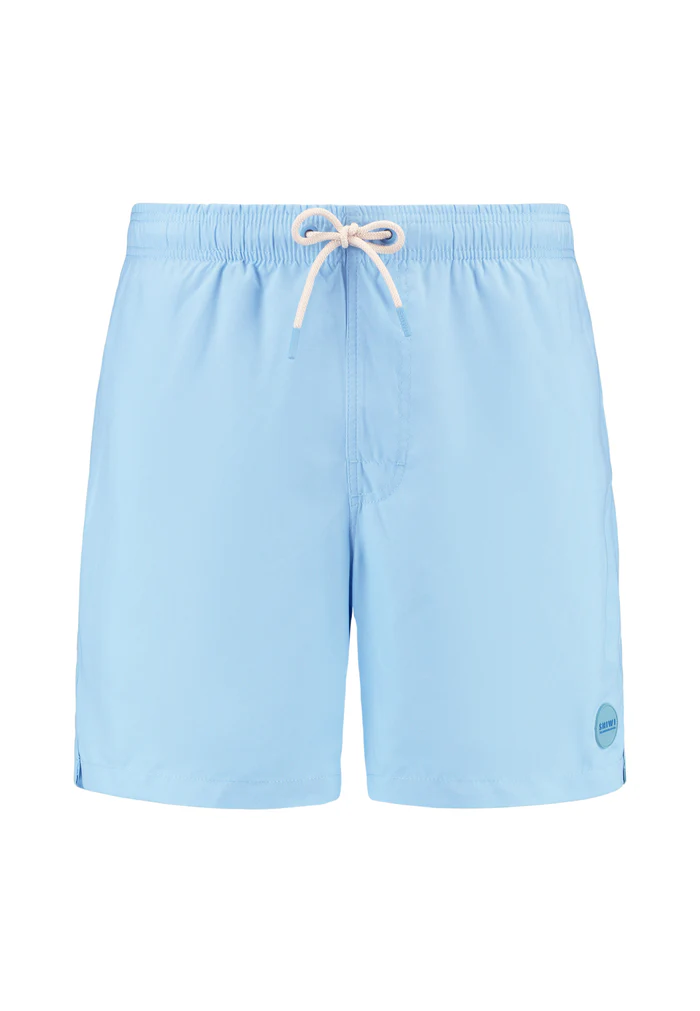 Shiwi men mike swim shorts 7 inch solid 1525107100 6013 blue sky
