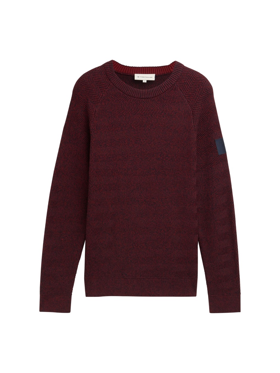 Tom Tailor Multi clour round neck dessin