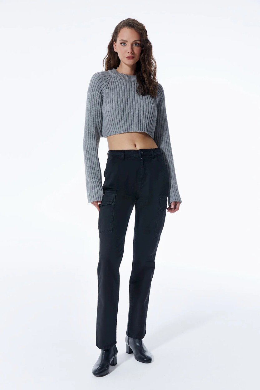 Cup of Joe Straight cargo; %97 co-%3 ea; 3; denim black denim