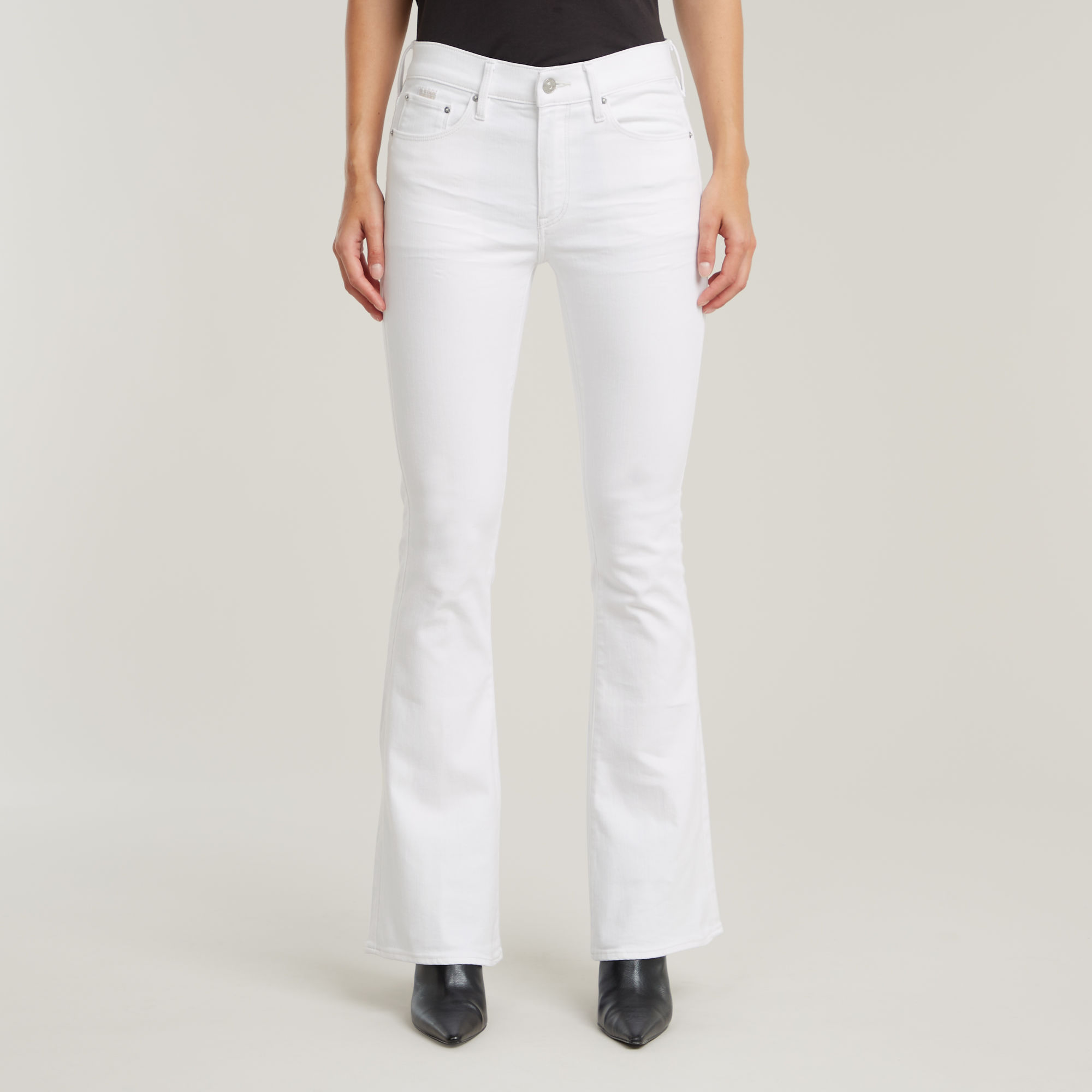 G-Star RAW 3301 Flare Jeans - Wit - Dames
