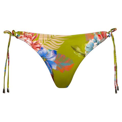 Lidea - Women's Botanic Burst Bikini Bottoms Tie Side - Bikinibroekje, meerkleurig