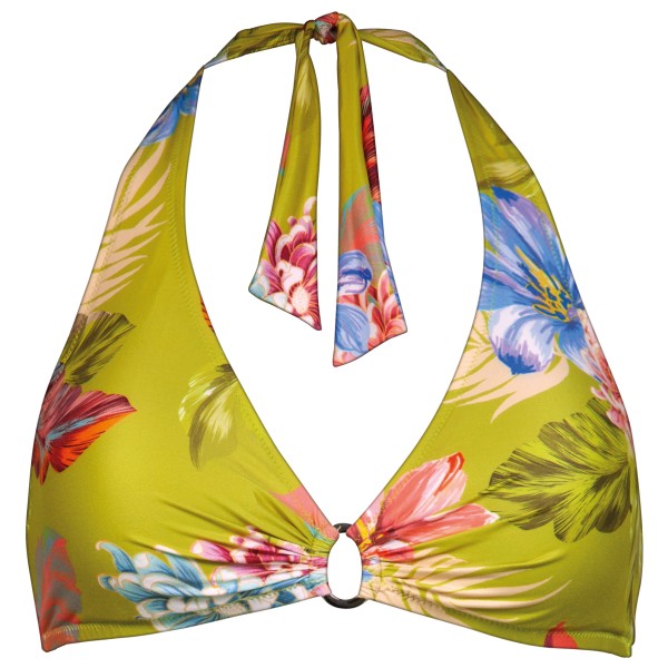 Lidea - Women's Botanic Burst Bikini Top Neck Halter - Bikinitop, meerkleurig