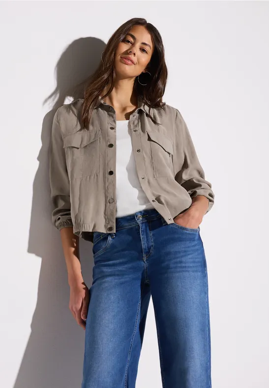 Street One Overhemdblouse met borstzakken