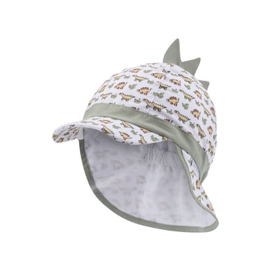 Sterntaler Omkeerbare peaked cap met nekbescherming lichtblauw