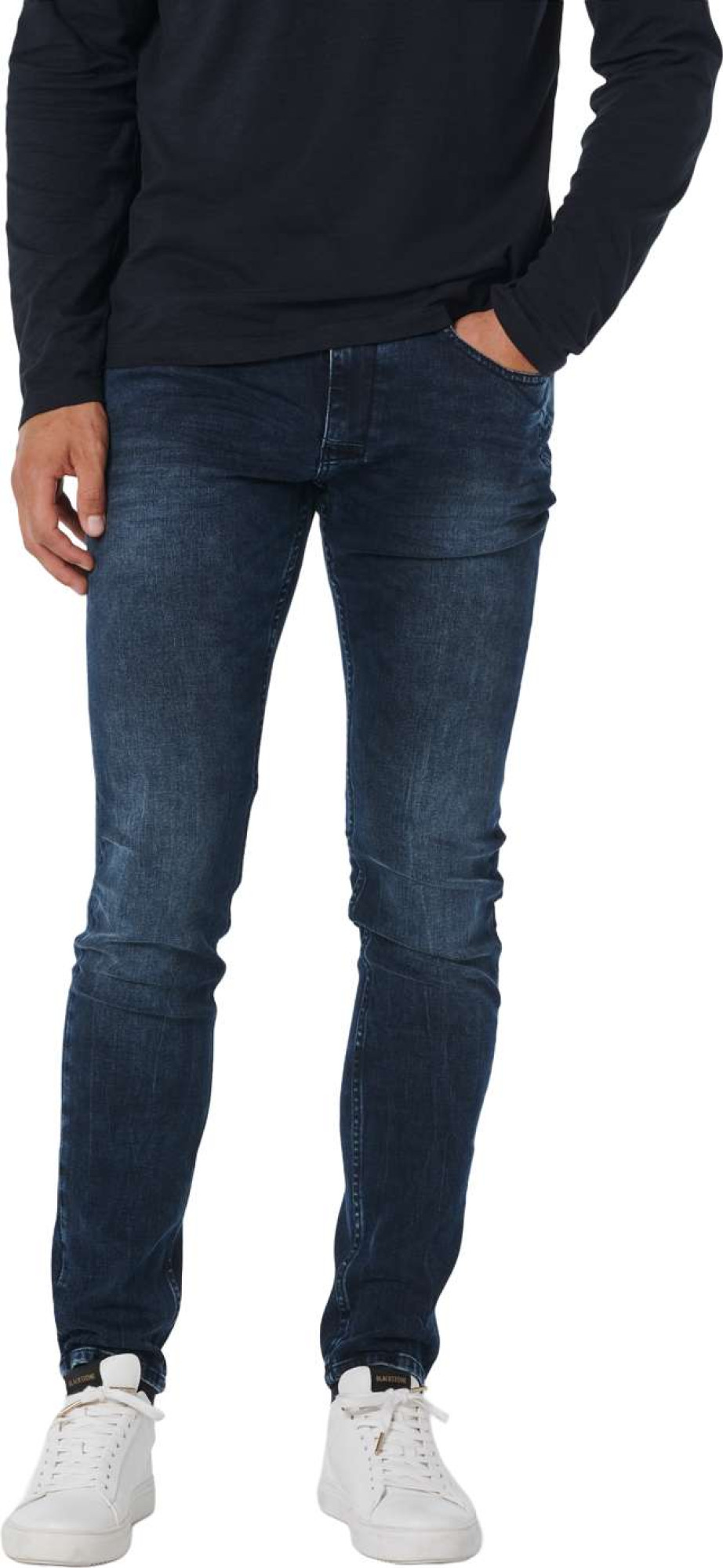 No Excess Denim, tapered 712, dark, stretch dark denim
