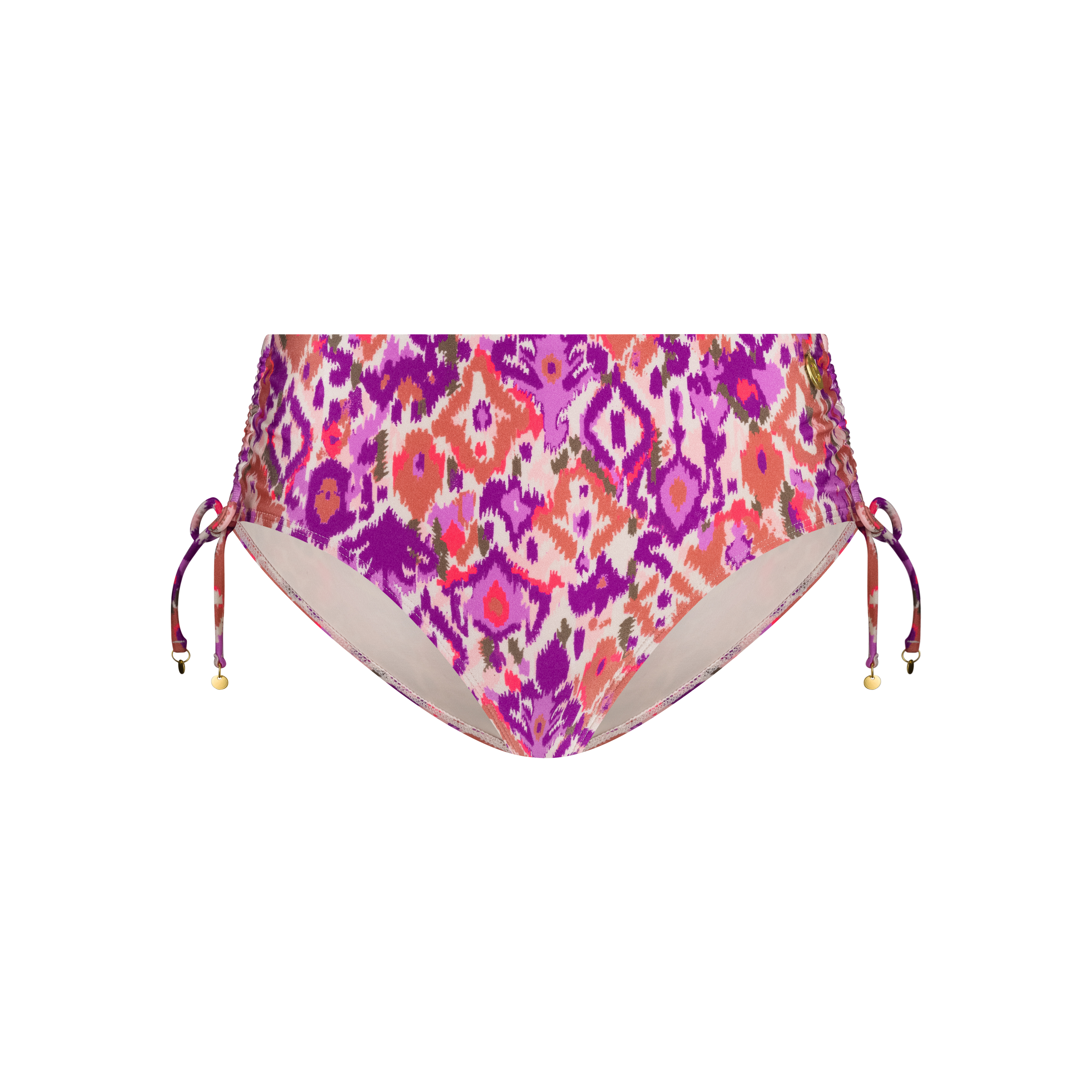 Ten Cate bikini bottom midi bow bikini broek dames multicolour-roze