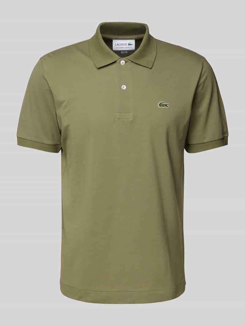 Lacoste Classic fit poloshirt met labelbadge
