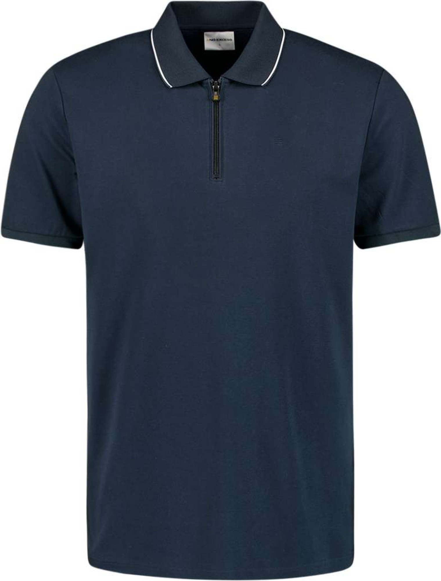 No Excess Polo liquid finished cotton deep blue