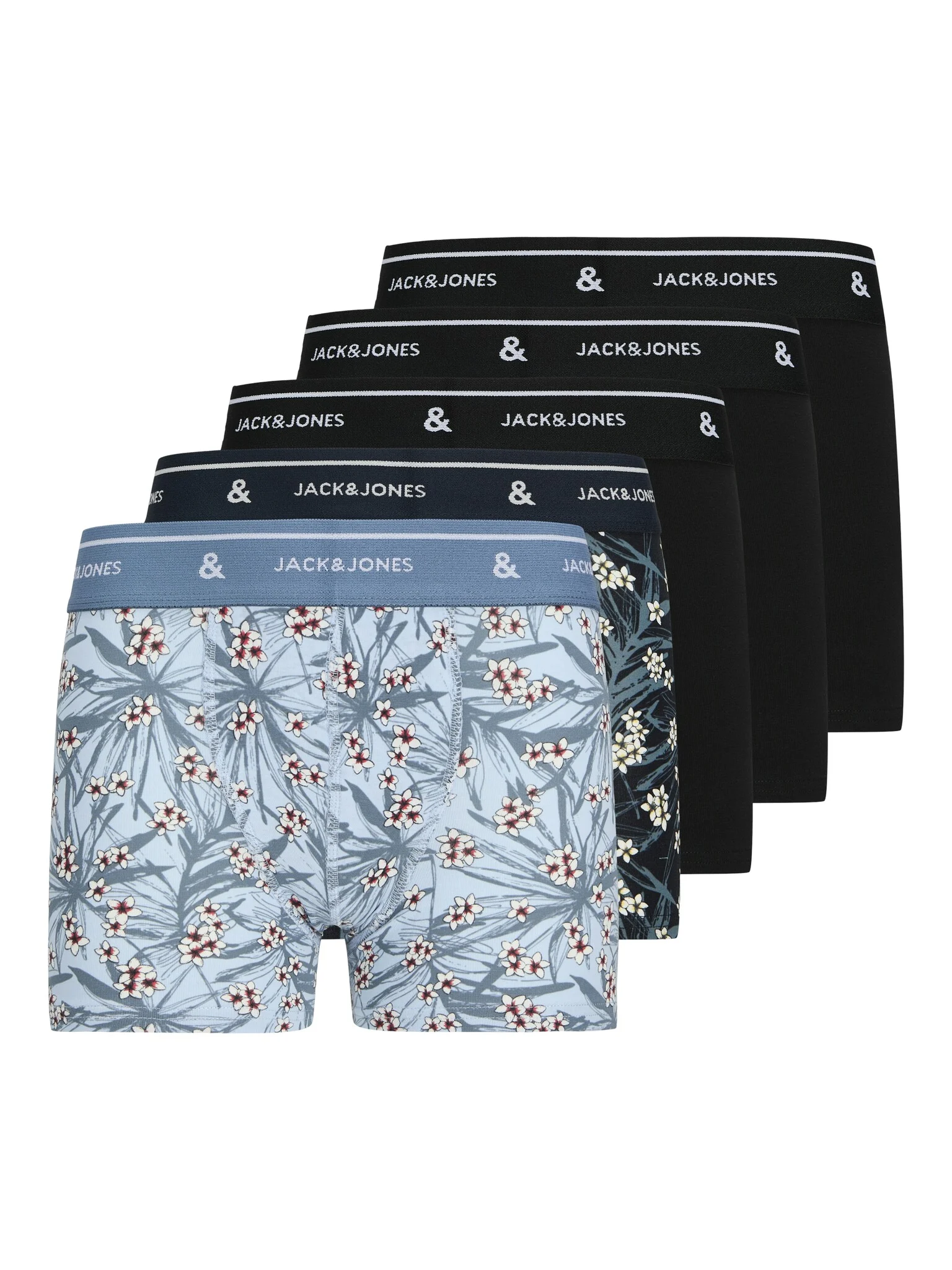 Jack & Jones Jongens boxershorts trunks jaczach 5-pack