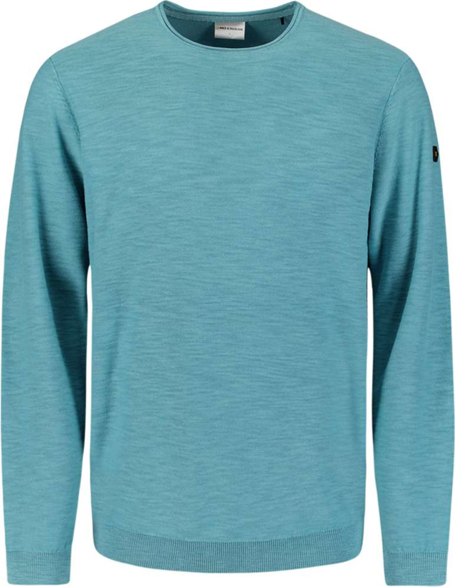 No Excess Pullover crewneck garment dyed + st seablue