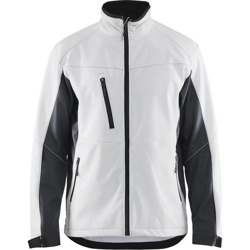 Blaklader Jack Softshell 4950 - wit/donkergrijs