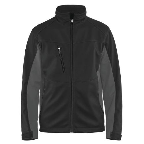 Blaklader Jack Softshell 4950 - zwart/donkergrijs