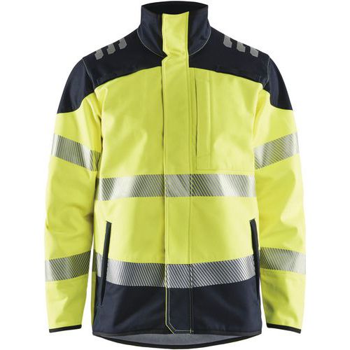 Blaklader Jas softshell multinorm - blauw/geel - Blåkläder