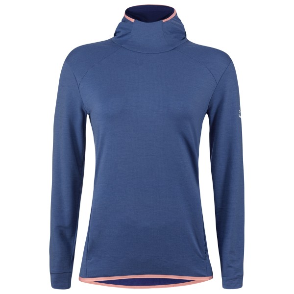 Löffler - Women's Hoody Transtex Merino Wool - Merinohoodie, blauw