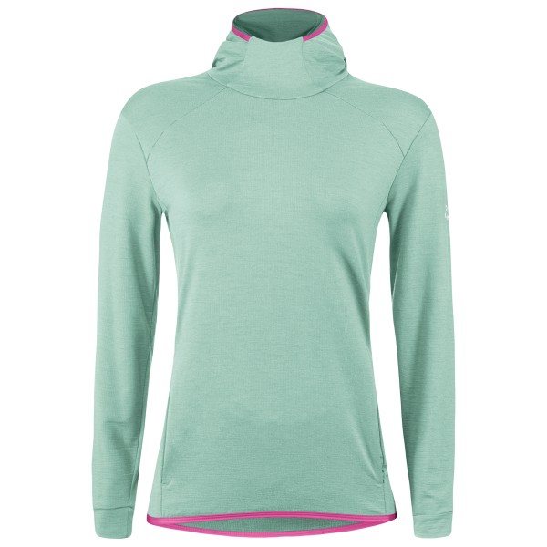 Löffler - Women's Hoody Transtex Merino Wool - Merinohoodie, groen