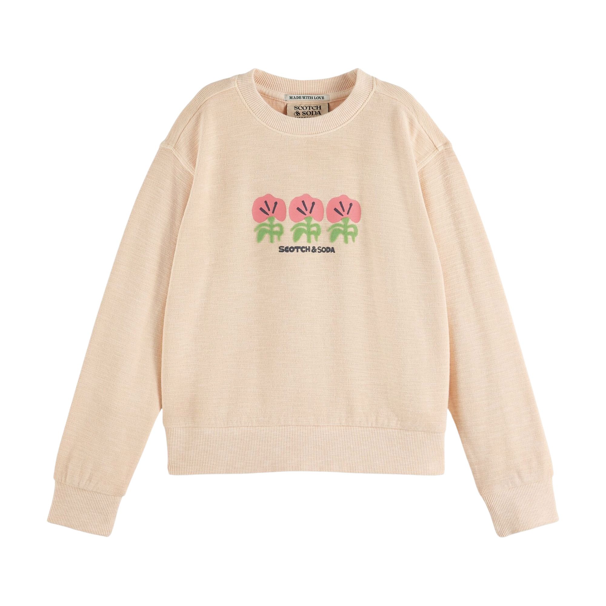 Scotch & Soda Garment-Dyed Crew Sweater Junior