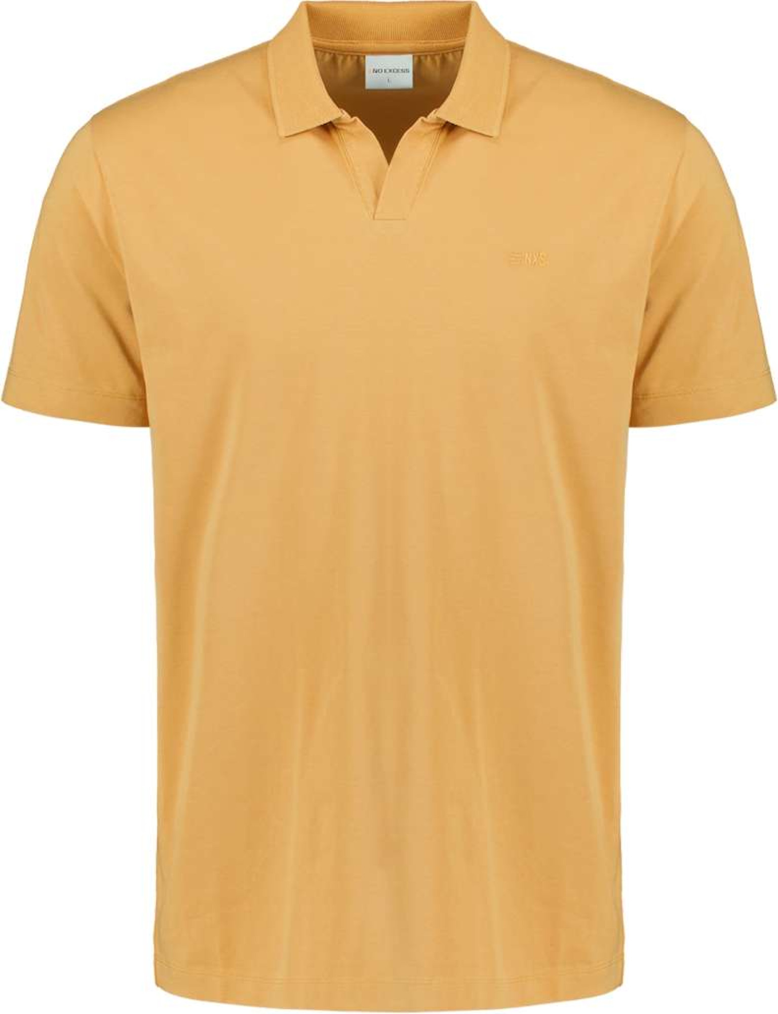 No Excess Polo v solid stretch yellow
