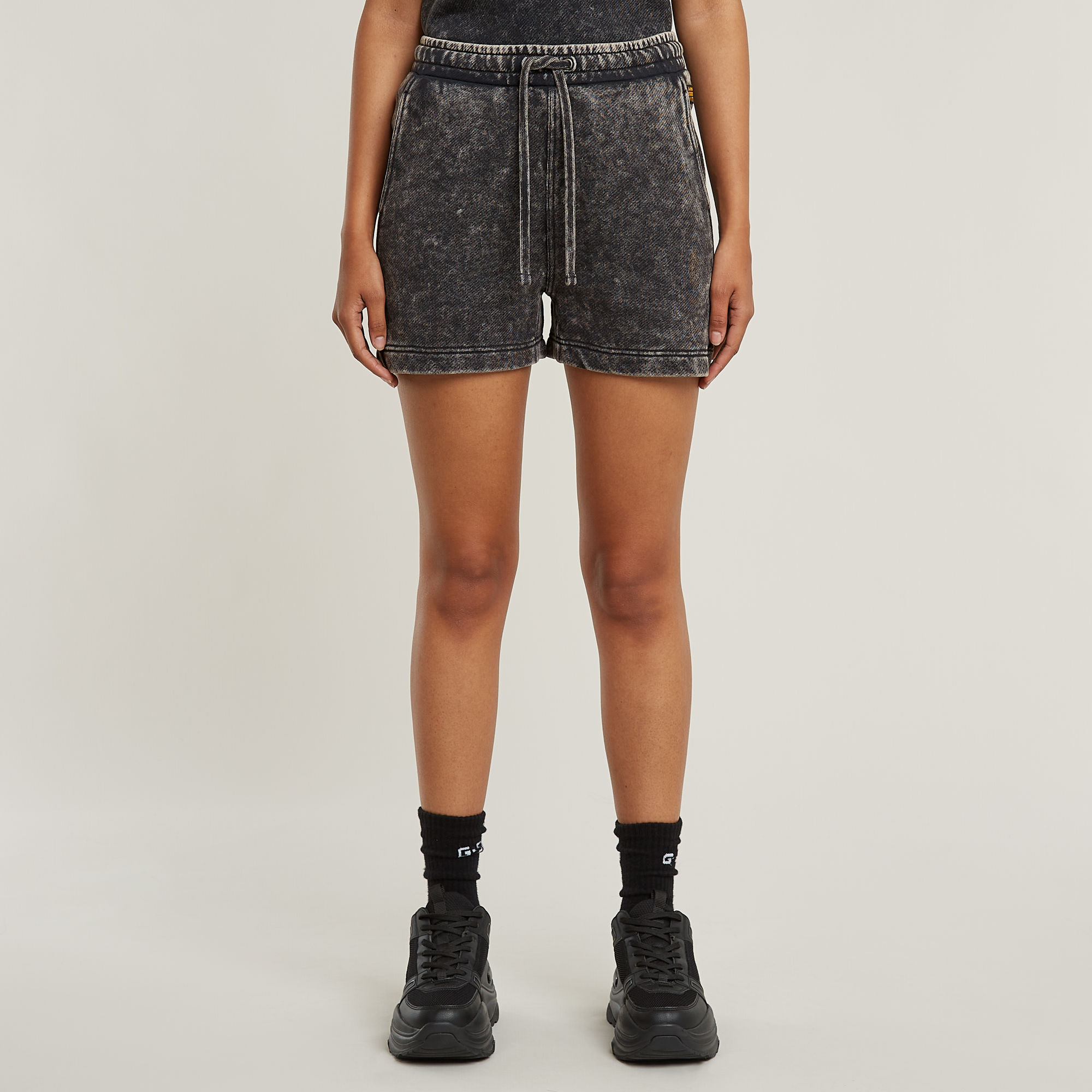 G-Star RAW Overdyed Sweat Short - Grijs - Dames