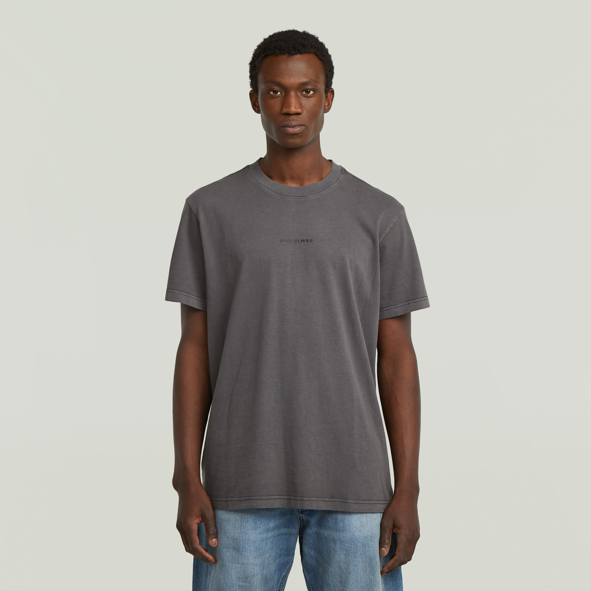 G-Star RAW Overdyed Center Chest Loose T-Shirt - Zwart - Heren