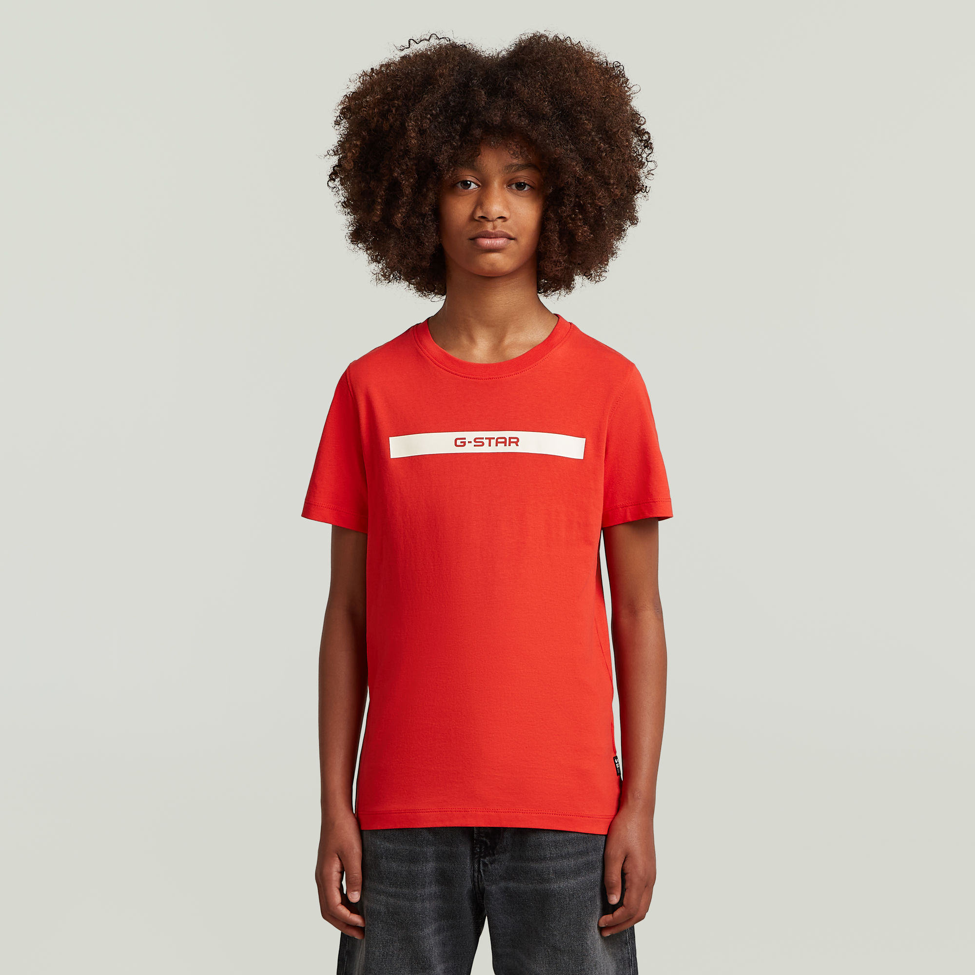 G-Star RAW Regular T-shirt Jongens - Rood - jongens