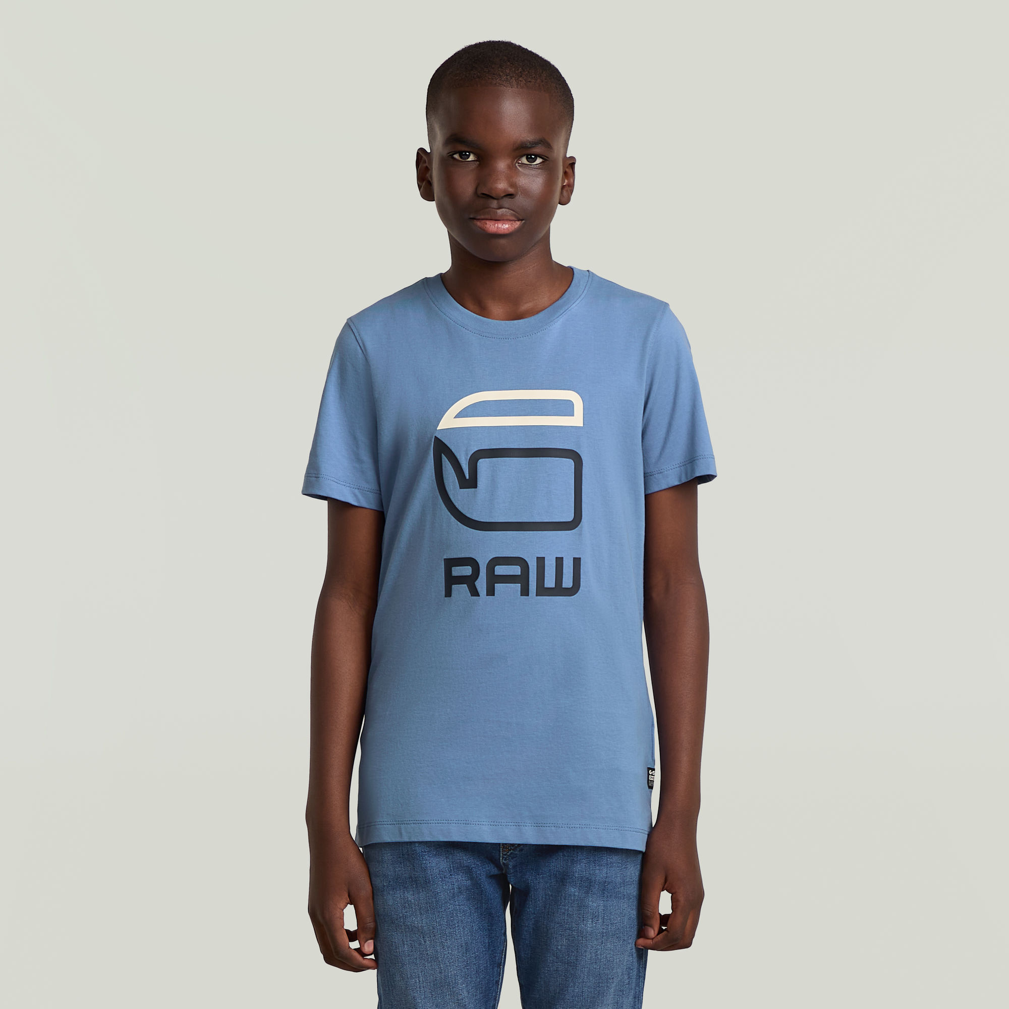 G-Star RAW T-shirt Jongens - Midden blauw - jongens