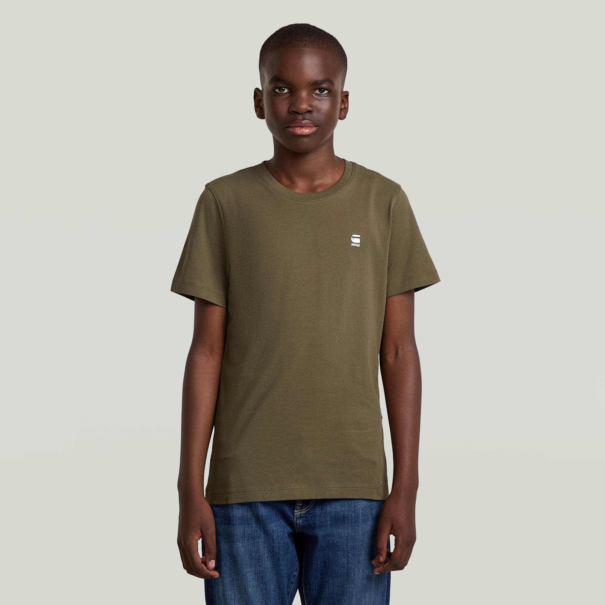 G-Star RAW Regular T-shirt Jongens Set Van 2 - Groen - jongens