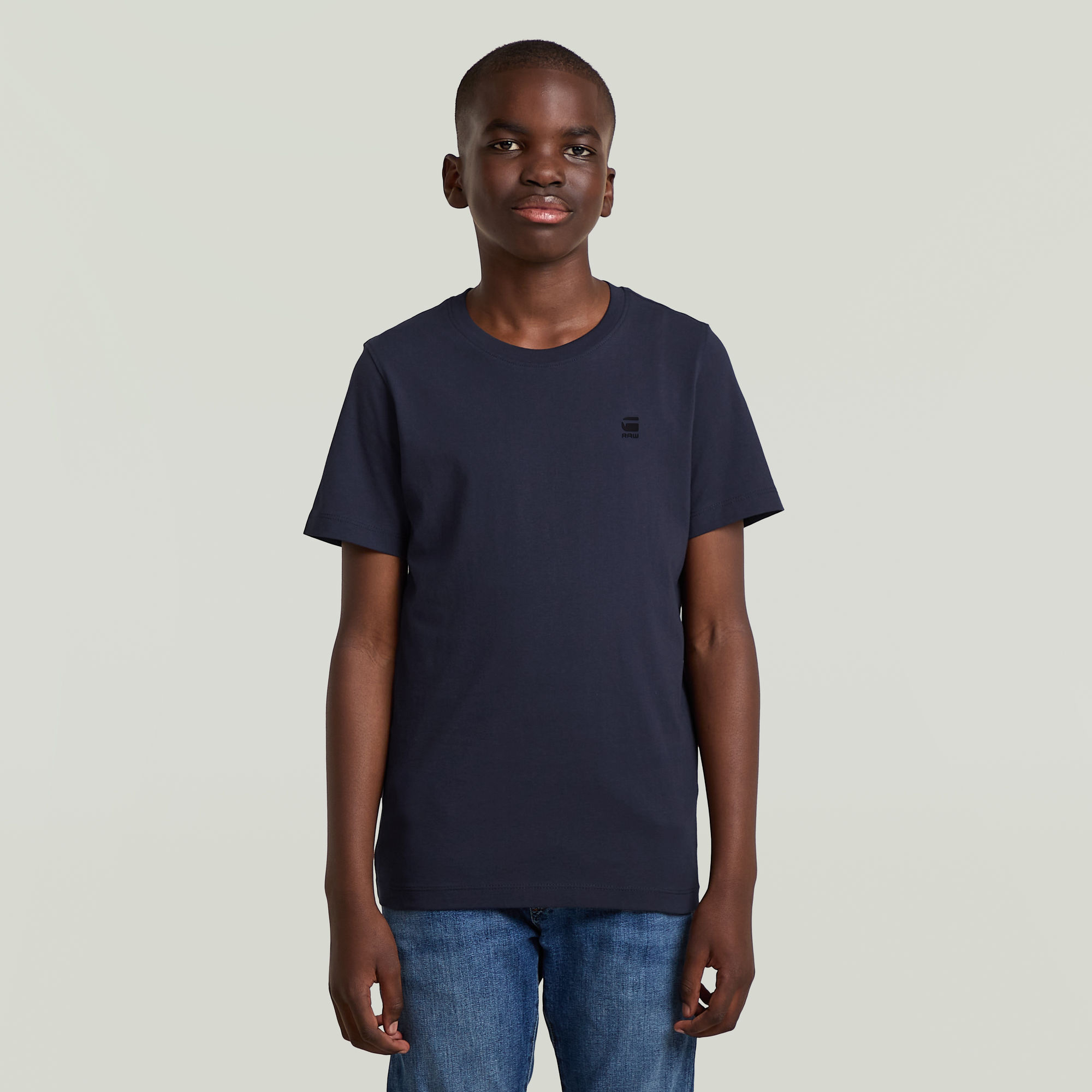 G-Star RAW Regular T-shirt Jongens Set Van 2 - Donkerblauw - jongens