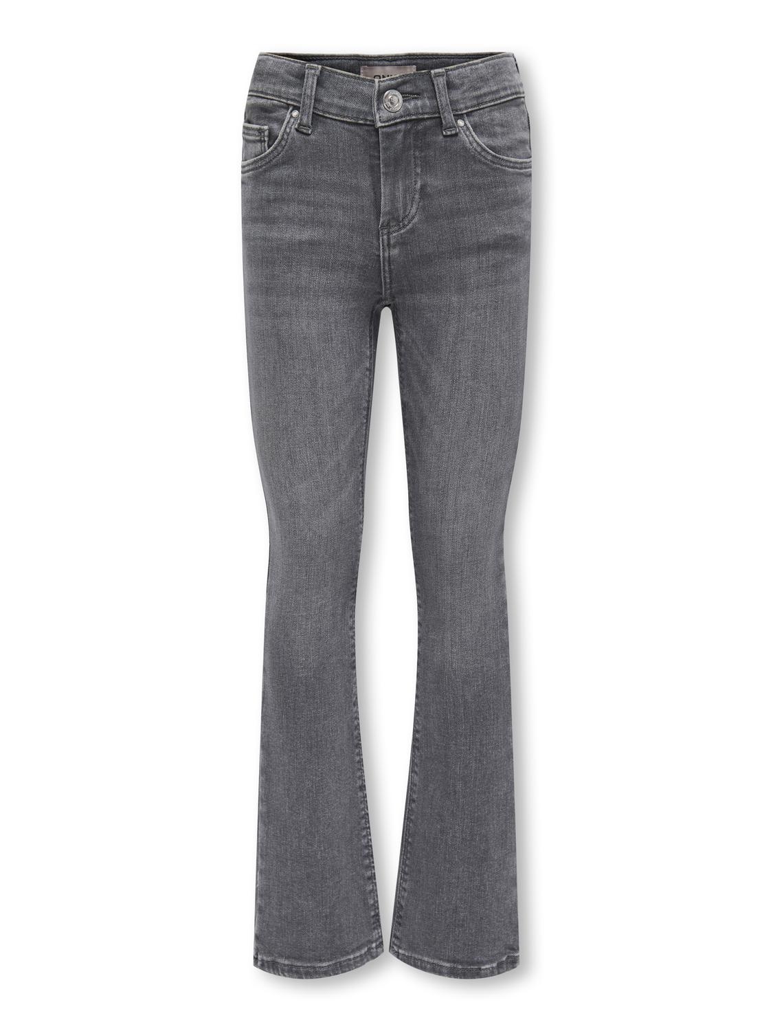 Kids ONLY zomer flair jeans broek meisjes - grijs - Kogblush