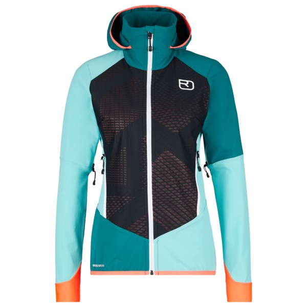 Ortovox - Women's Col Becchei Jacket - Softshelljack, turkoois