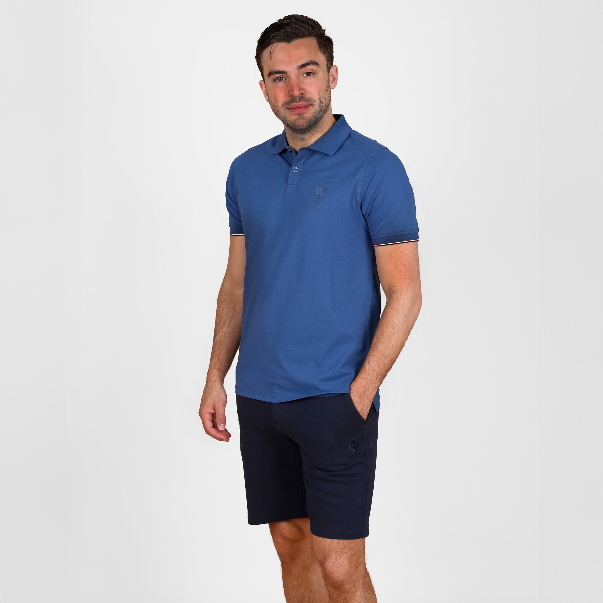 Quick-Q1905 Heren Polo Toldijk - Marineblauw
