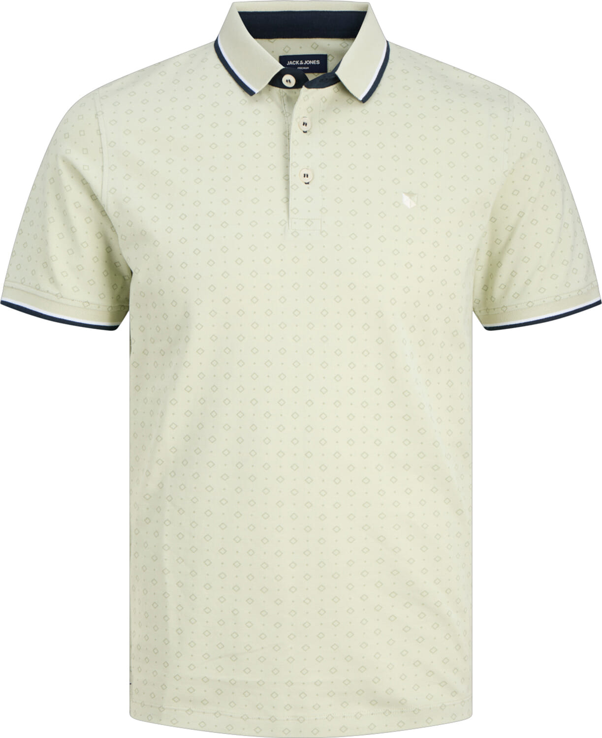 Jack & Jones Polo Paulos Play AOP Groen heren