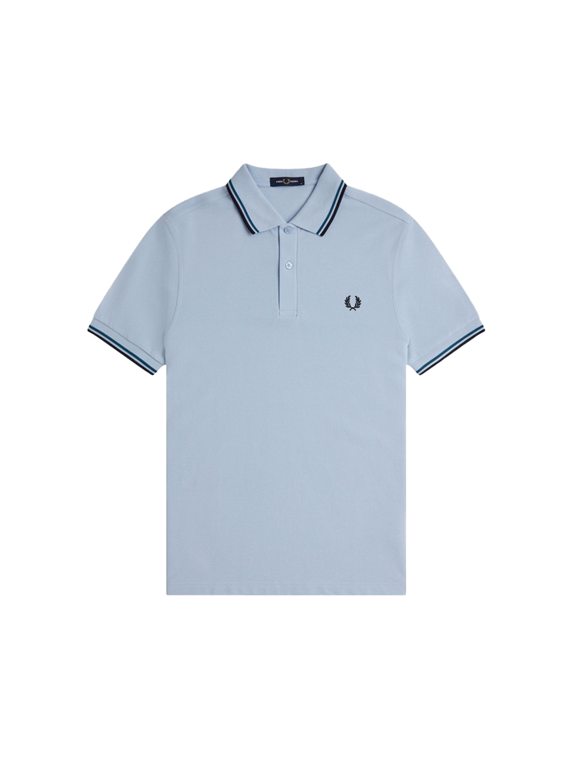 Fred Perry Twin Tipped Polo Shirt, Blue