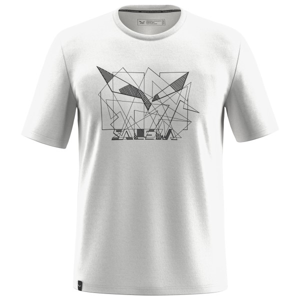 Salewa - Eagle Geometric T-Shirt - Sportshirt, grijs/wit