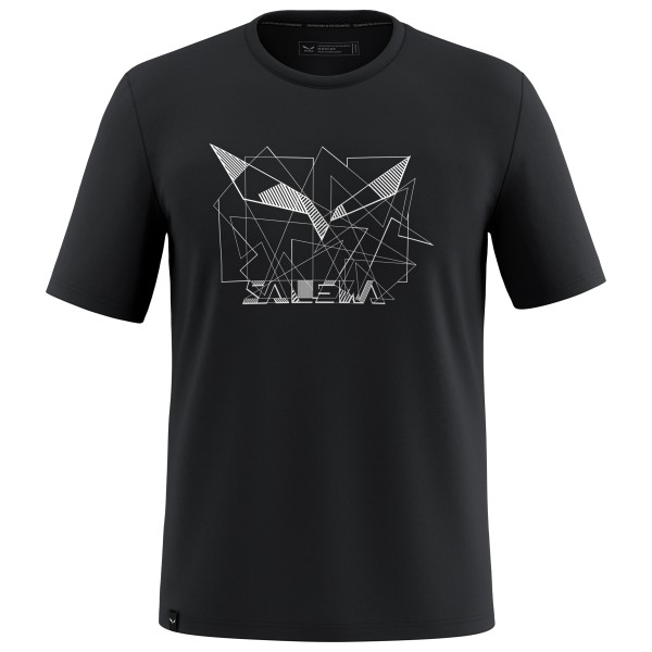 Salewa - Eagle Geometric T-Shirt - Sportshirt, zwart