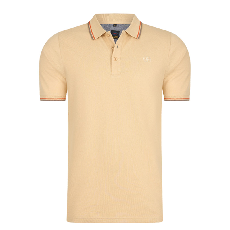 Polo Shirt Korte Mouw Mario Russo Tipped Polo Edward