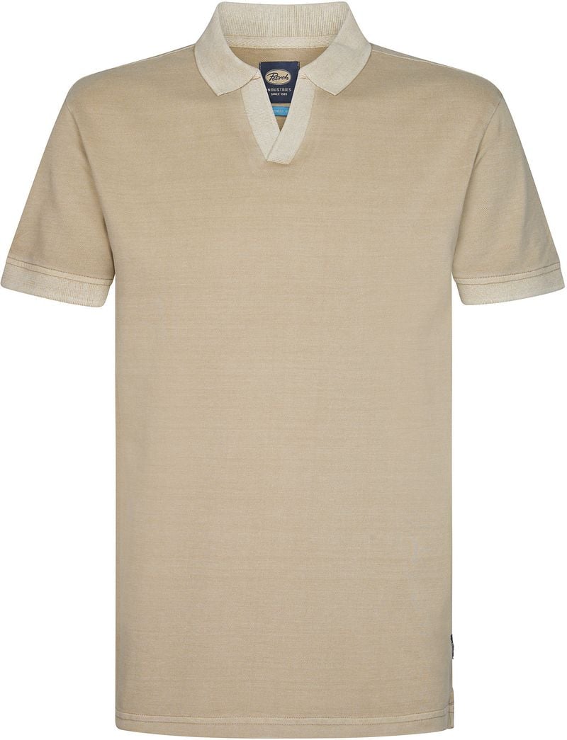 Petrol Piqué Polo Cayside Beige