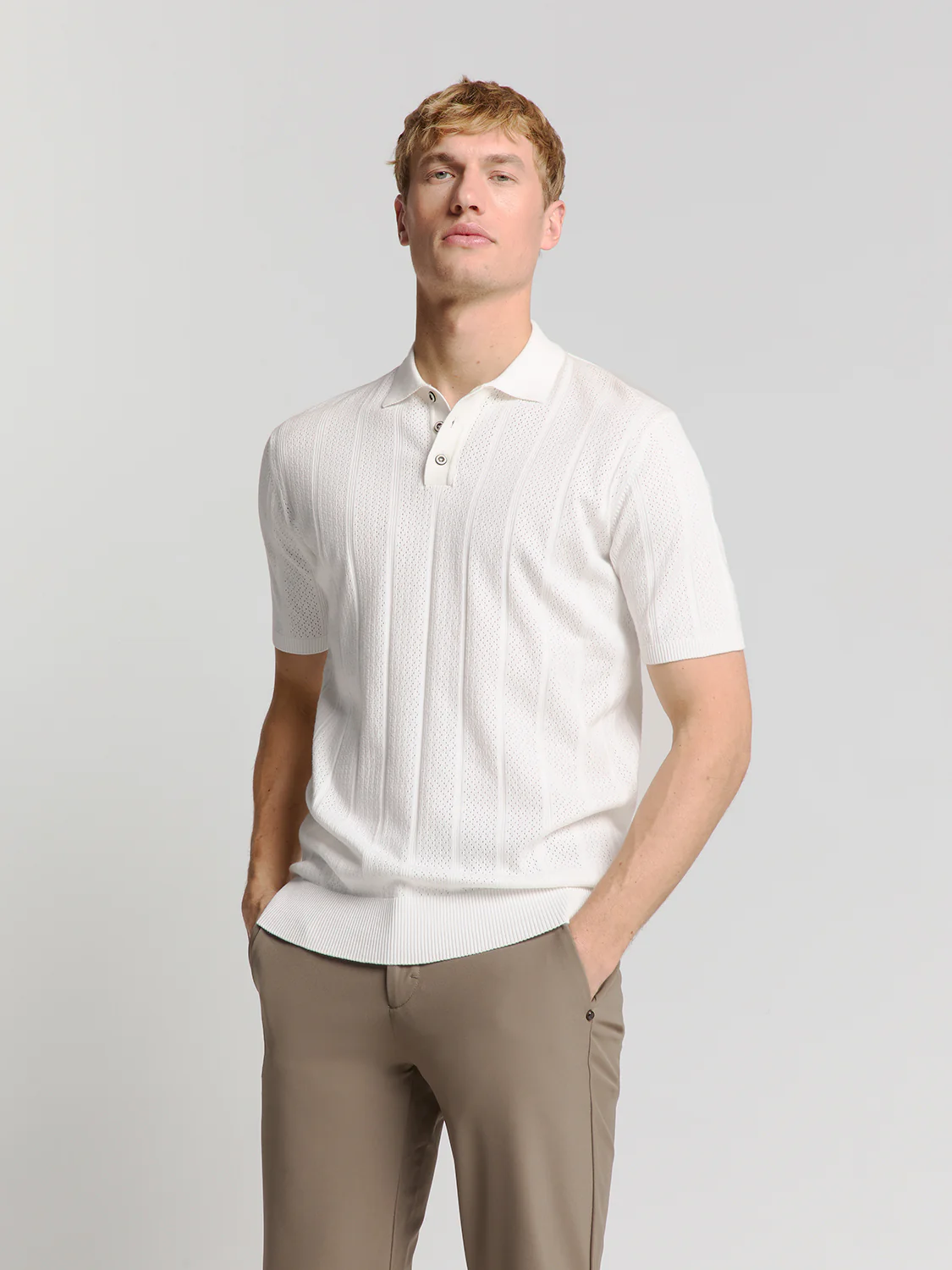 No Excess Heren pullover 28240450 011 offwhite