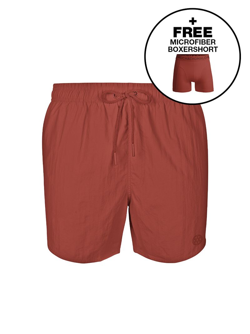 Muchachomalo Solid Zwembroek Rood