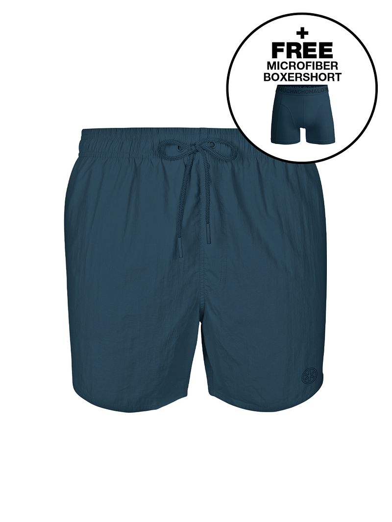 Muchachomalo Solid Zwembroek Blauw