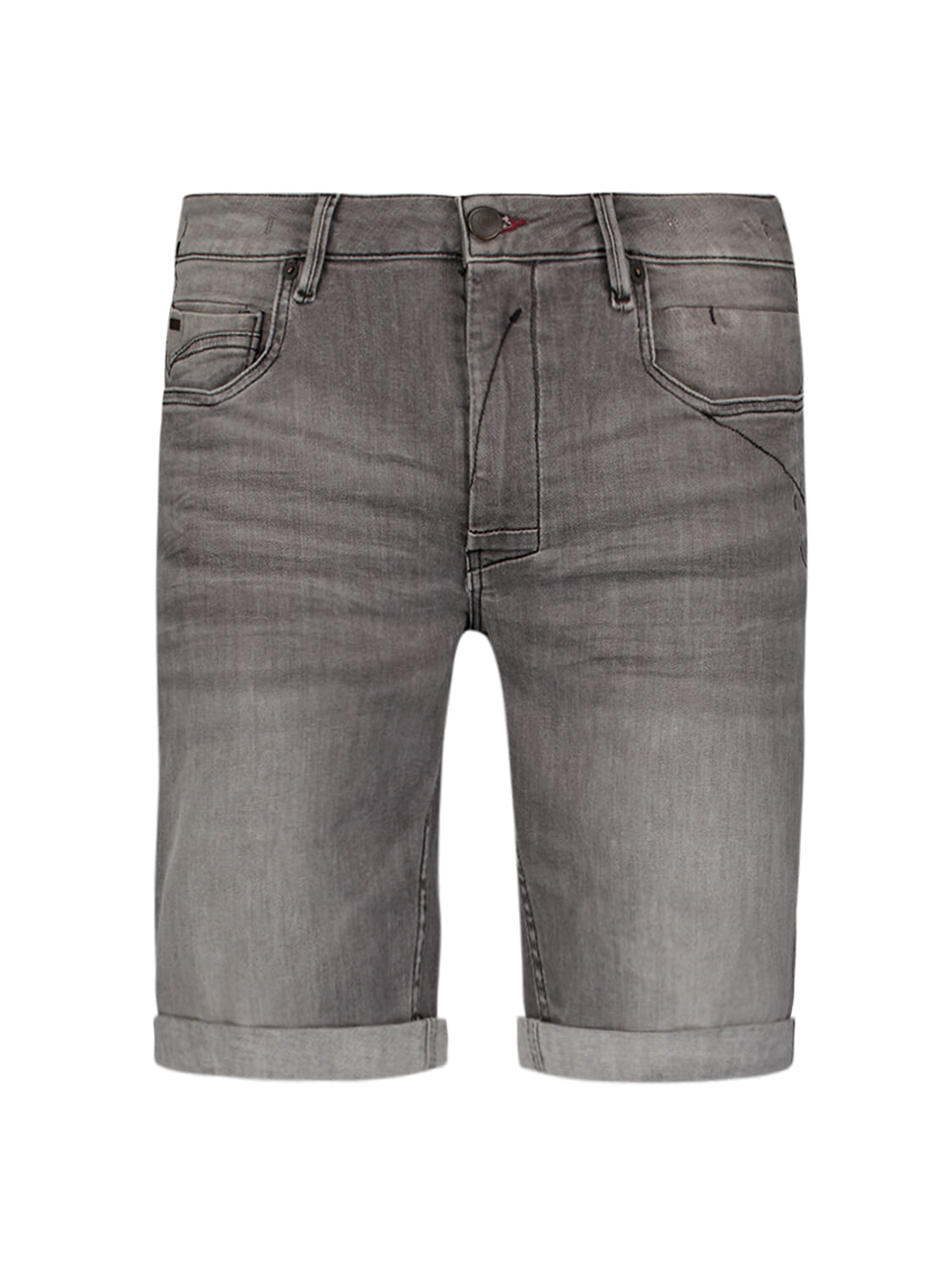 No Excess Short Denim Stretch Grijs heren