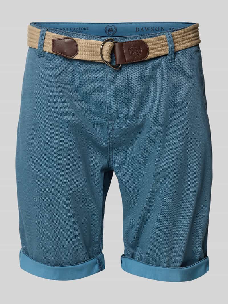 Lerros Bermuda met riem en achterzakken