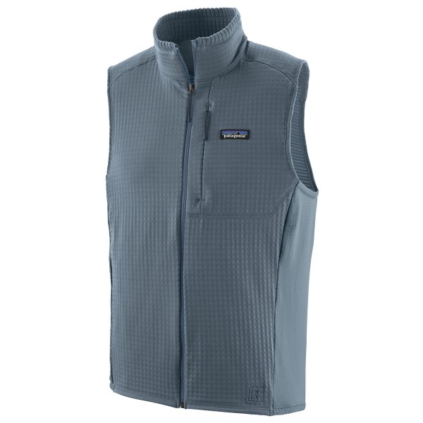 Patagonia - R1 Vest - Fleecebodywarmer, grijs/blauw