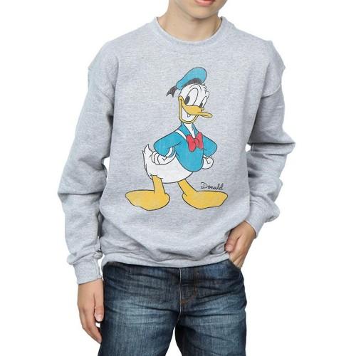 Disney jongens klassiek Donald Duck sweatshirt 12-13 grijs