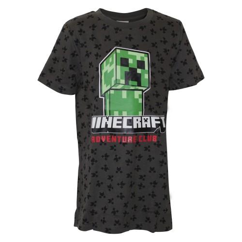 Minecraft Kinder/Kids Creeper T-shirt met all-over print 11-12