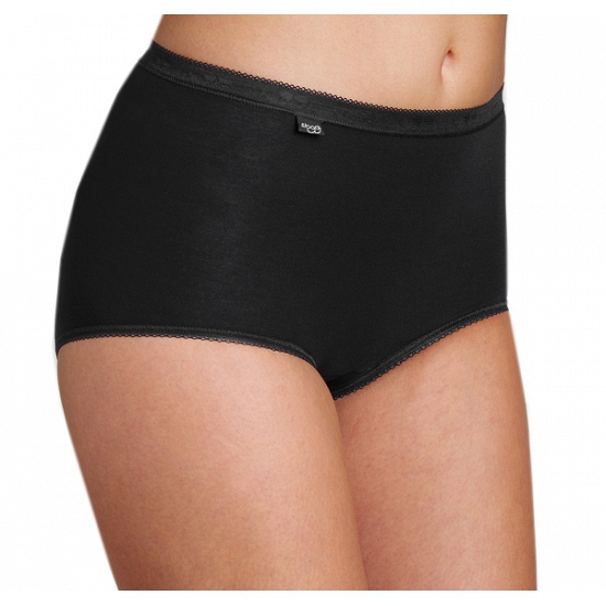 Sloggi Zwarte  basic maxi dames slip -