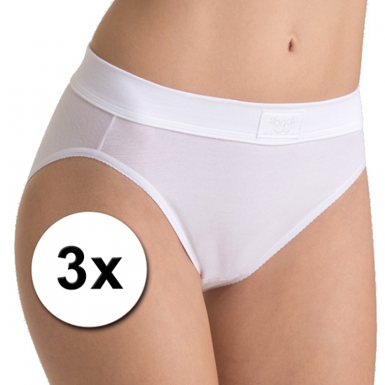 Sloggi 3x  double comfort Tai slip dames wit -