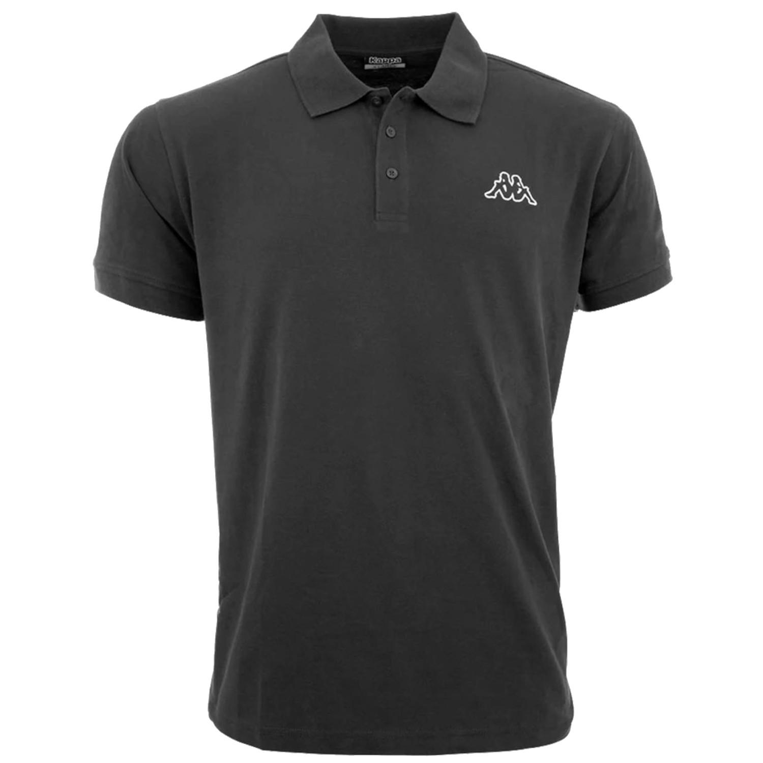 Kappa Peleot Polo, zwarte T-shirts voor heren S zwart